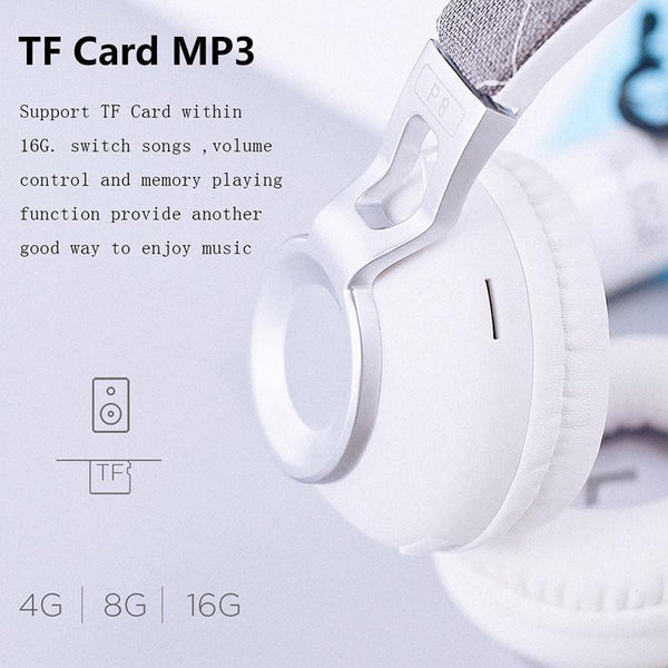New Studio Headband Over-Ear Bluetooth Headphones with BT4.1 Stereo and Microphone.