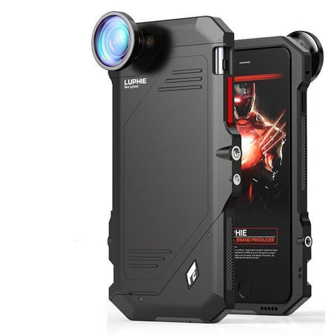 New Shockproof & Dirtproof Fish Eye Wide Angle Lens Hybrid Case Cover For iPhone 6 6S Plus