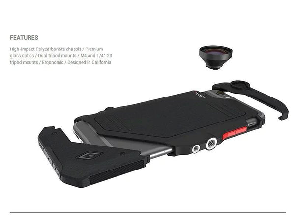 New Shockproof & Dirtproof Fish Eye Wide Angle Lens Hybrid Case Cover For iPhone 6 6S Plus