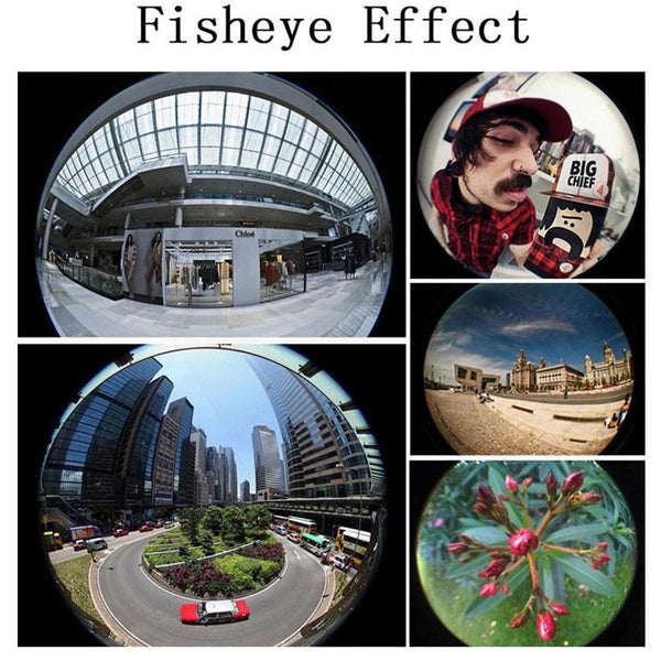 New Shockproof & Dirtproof Fish Eye Wide Angle Lens Hybrid Case Cover For iPhone 6 6S Plus