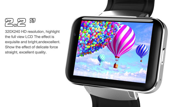 New Enhanced Screen Bluetooth Smart Watch Android OS Camera with Touch Screen GPS Dual Core 1.2GHz