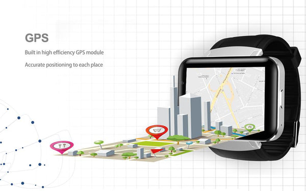New Enhanced Screen Bluetooth Smart Watch Android OS Camera with Touch Screen GPS Dual Core 1.2GHz