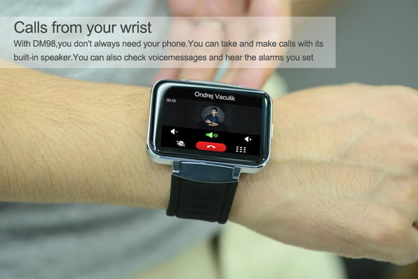 New Enhanced Screen Bluetooth Smart Watch Android OS Camera with Touch Screen GPS Dual Core 1.2GHz