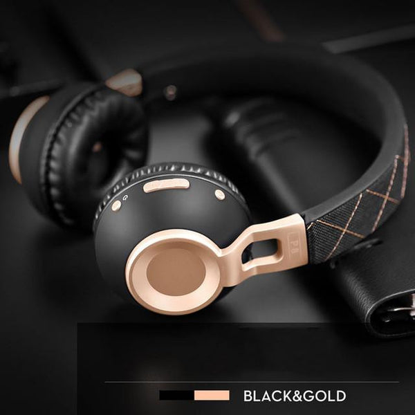 New Studio Headband Over-Ear Bluetooth Headphones with BT4.1 Stereo and Microphone.