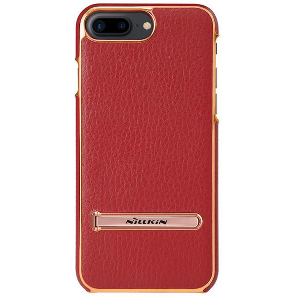 New Leather Case for iPhone 7 Plus Leather Case with Adjustable Metal Stand