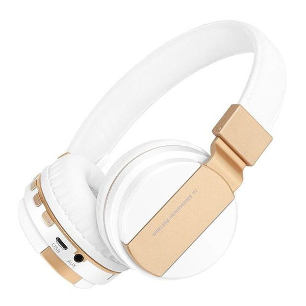 New Studio Headband Over-Ear Wireless Bluetooth Headphones with MIC Headset for Compatible Devices