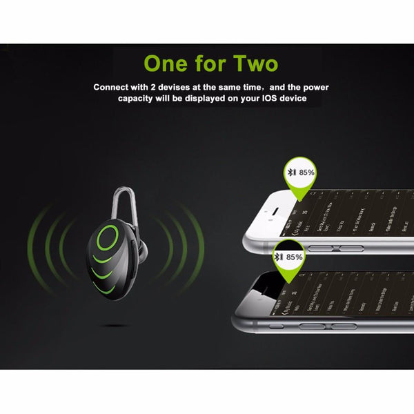 New Wireless Bluetooth One-Piece Earphone Speakerphone with Smart Voice Control