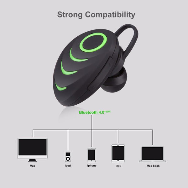 New Wireless Bluetooth One-Piece Earphone Speakerphone with Smart Voice Control