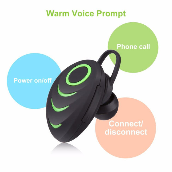 New Wireless Bluetooth One-Piece Earphone Speakerphone with Smart Voice Control