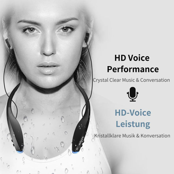 New Bluetooth Ultra Lightweight & Slim Wireless Neckband Sport Magnetic Earbuds.