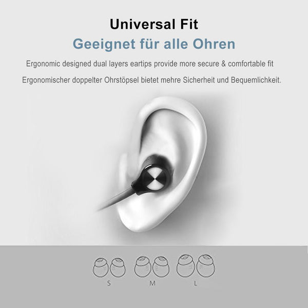 New Bluetooth Ultra Lightweight & Slim Wireless Neckband Sport Magnetic Earbuds.