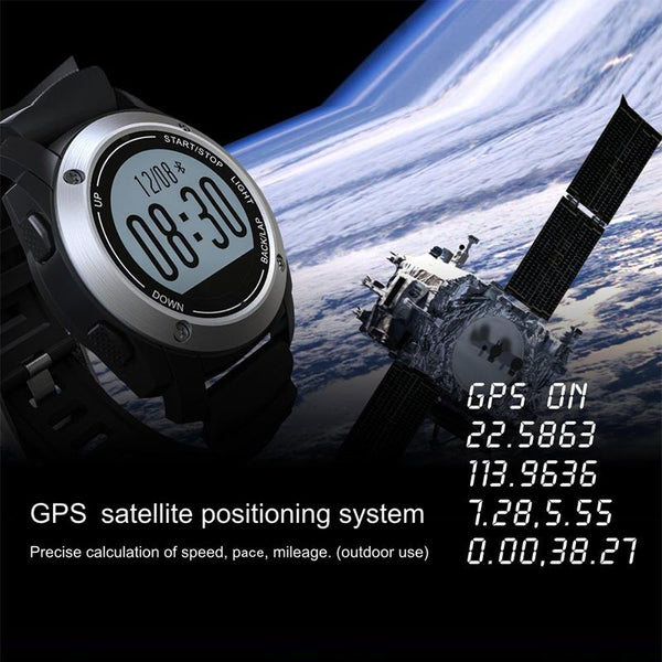 New Intelligent Heart Rate Monitor Smart Watch With GPS Tracker Air Pressure Monitor Sports Watch Phone