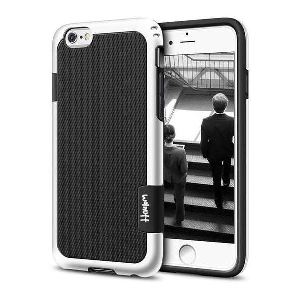 New 2  in 1 Candy-Colored Tough Silicone Slim Shockproof Hybrid Case for iPhone 6 6S Plus 7 7Plus