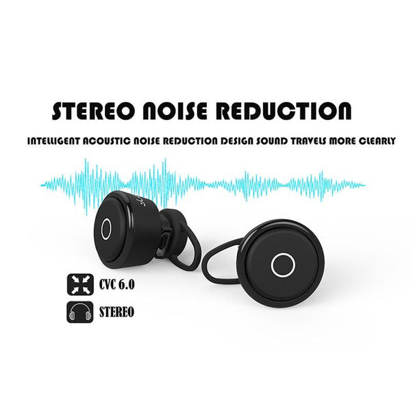 New Dynamic Mini Business Wireless Bluetooth Earbuds Earphones with Microphone
