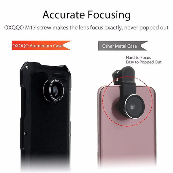 Deluxe Dustproof Metal Case Anti-Shock Cover with HD Lens For Samsung Galaxy S7 & S7 Edge.