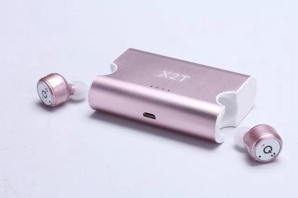 New True Wireless Earbuds Twins Bluetooth 4.2 Earphone Stereo with Magnetic Charger Box Case for Mobile Phones.