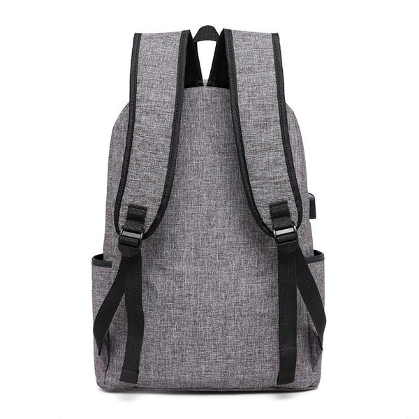 New Design USB Charging Men's Backpacks Male Casual Travel women Teenagers Student School Bags Simple Notebook Laptop Backpack