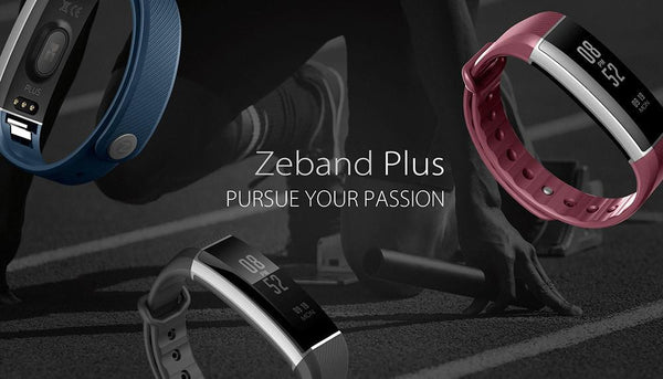New Smart Wristband Pedometer Heart Rate Monitor Fitness Bracelet with IP67 Waterproof.