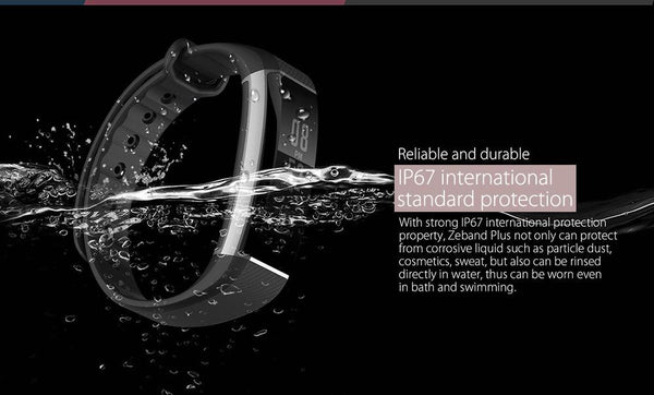 New Smart Wristband Pedometer Heart Rate Monitor Fitness Bracelet with IP67 Waterproof.