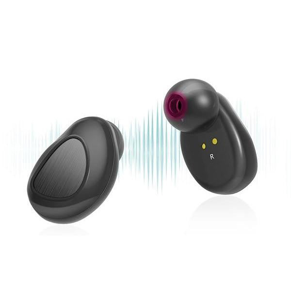 New True Invisible Cordless Twin Bluetooth Earbuds Headphones w/ Handsfree Microphone.