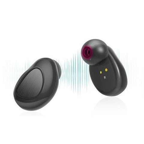 New True Invisible Cordless Twin Bluetooth Earbuds Headphones w/ Handsfree Microphone.