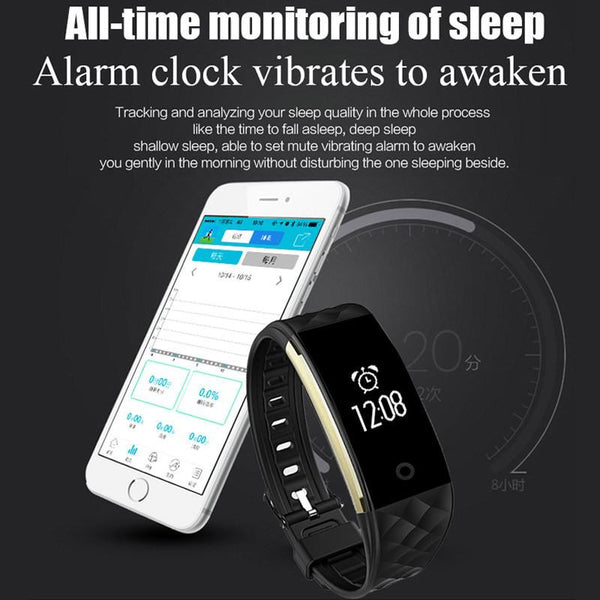 New Smart Band Bracelet Wristband With Heart Rate Monitor For iPhone Android Xiaomi Huawei.