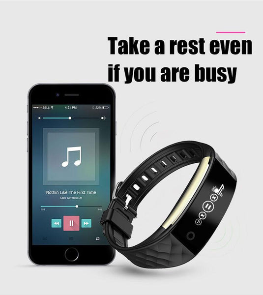 New Smart Band Bracelet Wristband With Heart Rate Monitor For iPhone Android Xiaomi Huawei.