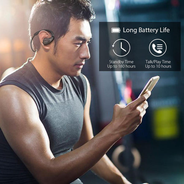 New Sweatproof Wireless Bluetooth Earphone In Ear Apt-x NFC Sports Stereo Earbud for Running for IOS Androids Windows