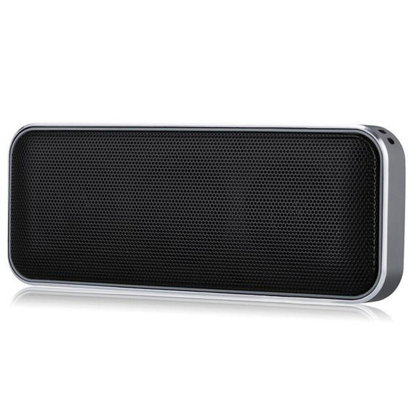 New Black Box Portable Mini Bluetooth Speaker with Super Bass, Handsfree Call & LED Light Support for Mobile Devices