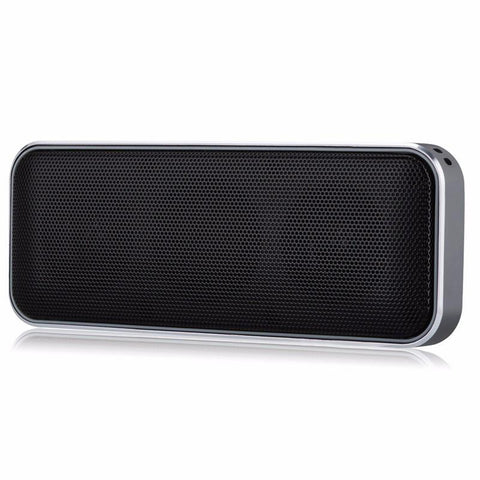 New Black Box Portable Mini Bluetooth Speaker with Super Bass, Handsfree Call & LED Light Support for Mobile Devices