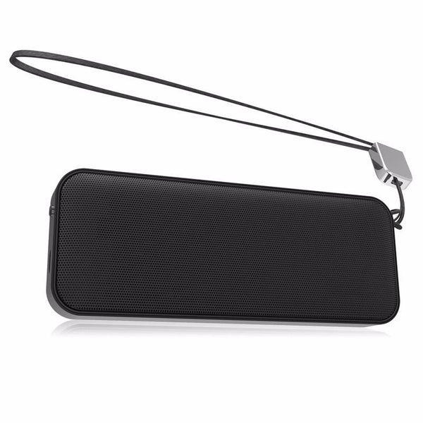 New Black Box Portable Mini Bluetooth Speaker with Super Bass, Handsfree Call & LED Light Support for Mobile Devices
