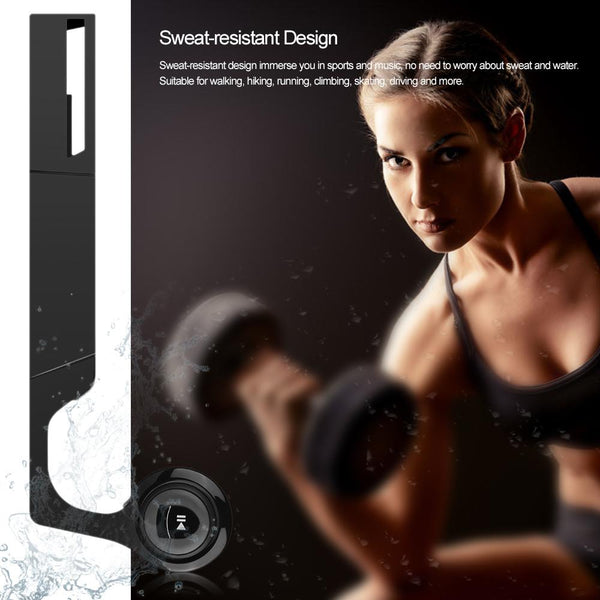 New Bone Conduction Headphone Bluetooth 4.1 Earphone Outdoor Sports Headsets Sweatproof Hands-free with Mic