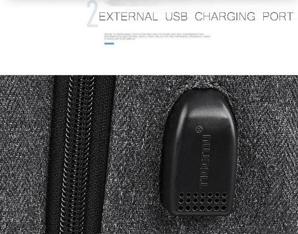 New Multifunctional USB Charging Laptop Backpack 15.6 Inch Backpack