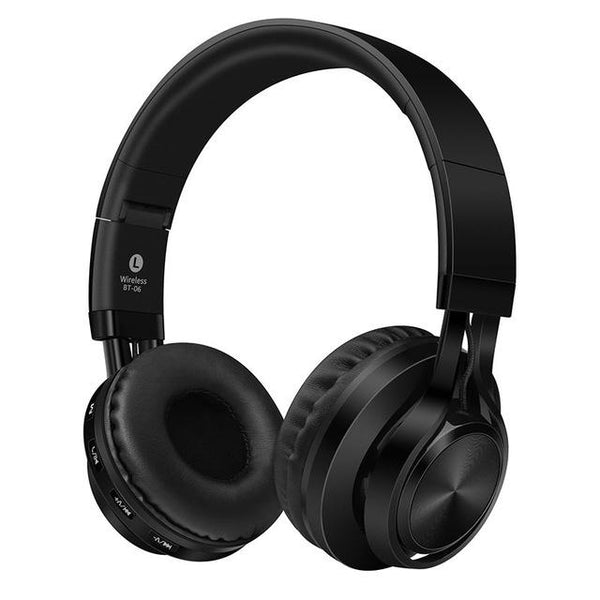 New Wireless Bluetooth Headphone Foldable Stereo Headsets with Mic Support TF Card Headphones