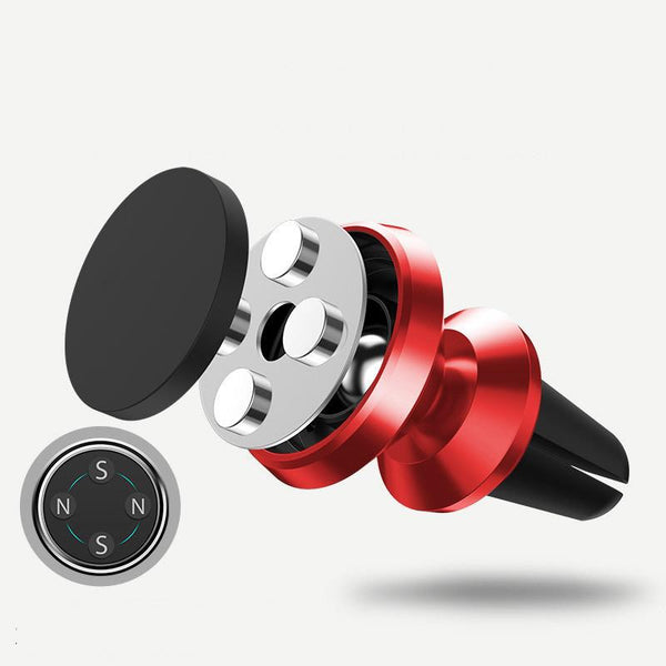 New Magnet Air Vent Car Phone Holder Stand - Universal Mount for iPhone Samsung & All Other Android & Windows Smartphones.