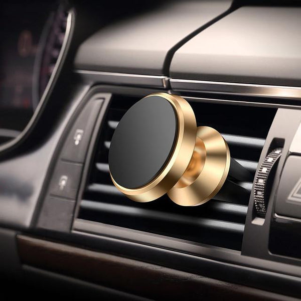 New Magnet Air Vent Car Phone Holder Stand - Universal Mount for iPhone Samsung & All Other Android & Windows Smartphones.
