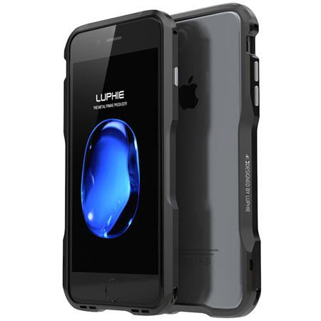 Premium Incisive Aluminum Bumper Case with Prismatic Shape Frame for iPhone 7 / 7 Plus.