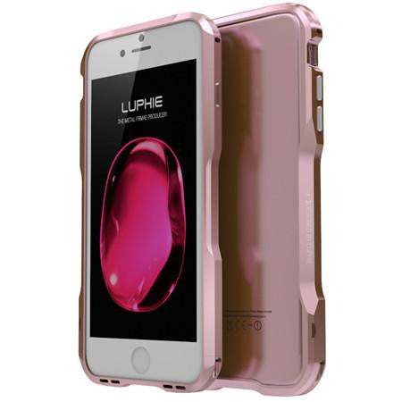 Premium Incisive Aluminum Bumper Case with Prismatic Shape Frame for iPhone 7 / 7 Plus.