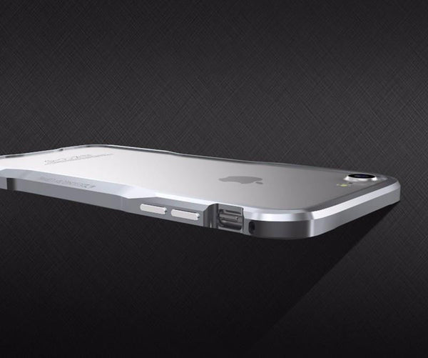 Premium Incisive Aluminum Bumper Case with Prismatic Shape Frame for iPhone 7 / 7 Plus.