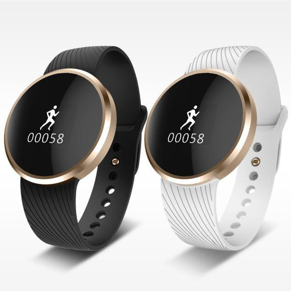 New Oval Smart Bracelet Monitor Waterproof Bluetooth Smartwatch with Notifier Sync for Android IOS