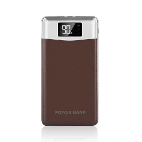 New Portable 12000mAh Dual USB Mobile Power Bank External Backup Battery Charger with LED Indicators