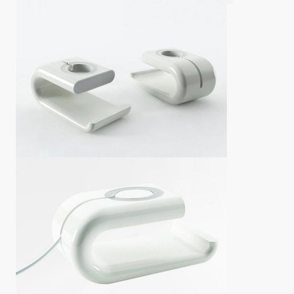 New Acrylic Charging Dock Station Bracket Cradle Stand Holder Charger for iPhone 5C 5S 6 6S 7 8 X Plus & Apple Watch