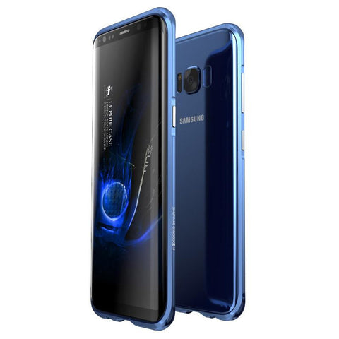 New Ultra Slim Aluminum Metal Frame Shockproof Bumper Case with Full Edge Protection for Samsung Galaxy S8 S9 Series.