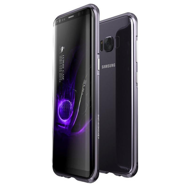 New Ultra Slim Aluminum Metal Frame Shockproof Bumper Case with Full Edge Protection for Samsung Galaxy S8 S9 Series.