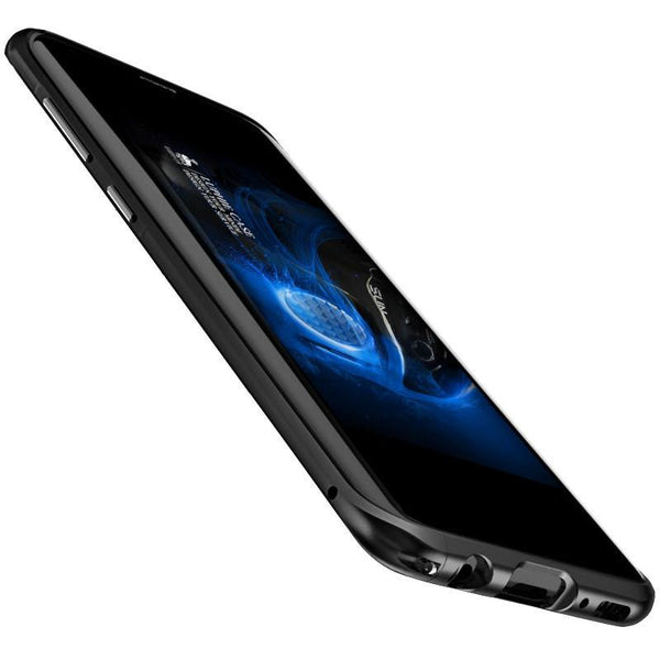 New Ultra Slim Aluminum Metal Frame Shockproof Bumper Case with Full Edge Protection for Samsung Galaxy S8 S9 Series.