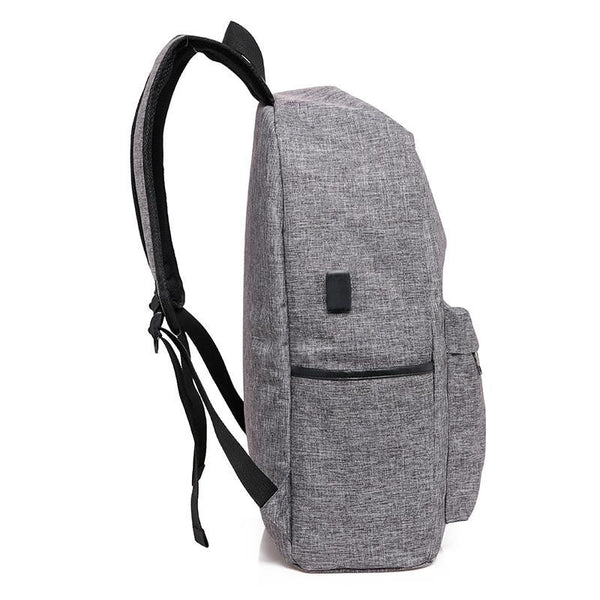 New Design USB Charging Men's Backpacks Male Casual Travel women Teenagers Student School Bags Simple Notebook Laptop Backpack