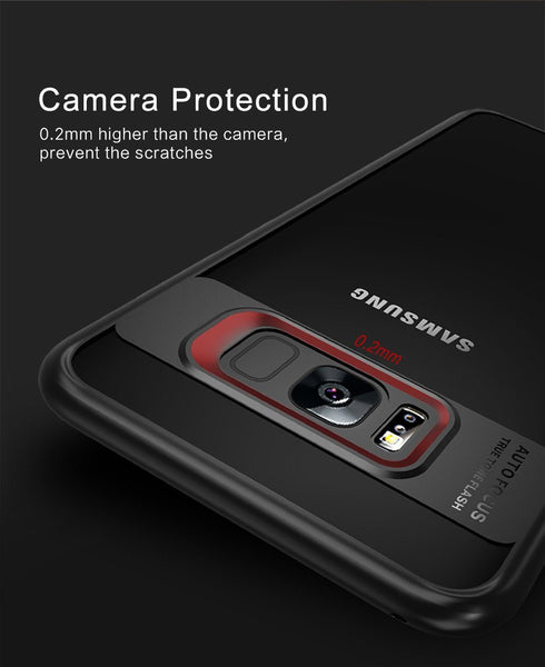 New Full Protective Ultra Slim Case with TPU & Acrylic Transparent Back Cover for Samsung Galaxy S8 and S8 Plus.