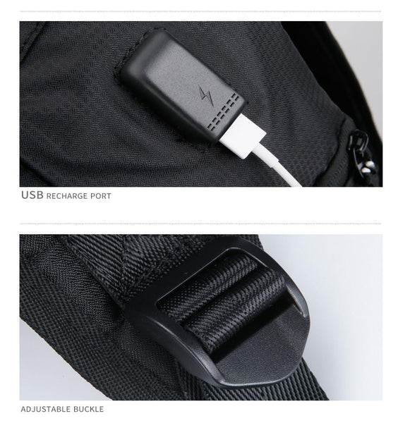 Business Casual Men's 14 Inch Laptop Backpacks for Leisure Travel Daypacking with Battery Slot for USB Charging