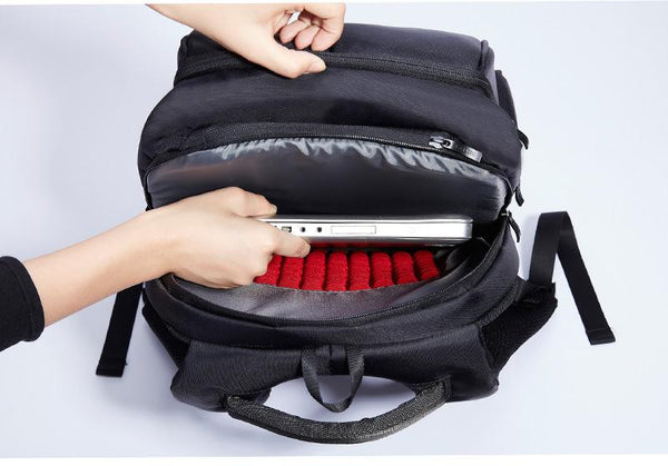 New 17 Inch Water-Resistant Collegiate Travel Work School Outdoors Backpack with Battery Slot for USB Charging