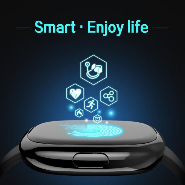 Classic Smart Band Blood Pressure Heart Rate Monitor Smart Bracelet with Pedometer Sleep Fitness Tracker for Android IOS Smartphone.